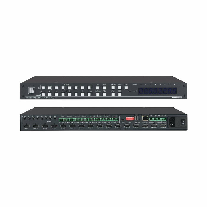 Kramer VS-88H2A Matriz de Conmutación 8x8 4K HDR HDMI
