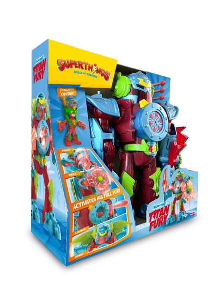 Magic Box Figura Superthings S Titan Fury con Ruedas, Extiende sus Alas, 40x40x17 cm Magic Box Figura Superthings S Titan Fury con Ruedas, Extiende sus Alas, 40x40x17 cm