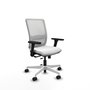 PIQUERAS Y CRESPO Silla de oficina Haches Blanca con Mecanismo Sincro/Traslack