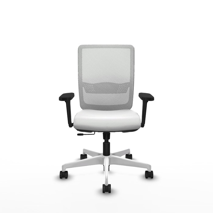 PIQUERAS Y CRESPO Silla de oficina Haches Blanca con Mecanismo Sincro/Traslack PIQUERAS Y CRESPO Silla de oficina Haches Blanca con Mecanismo Sincro/Traslack