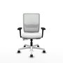 PIQUERAS Y CRESPO Silla de oficina Haches Blanca con Mecanismo Sincro/Traslack