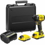 Stanley Fatmax Atornillador de Impacto Brushless V20 SFMCF810D2K-QW 18V con 2 Baterías de 2Ah