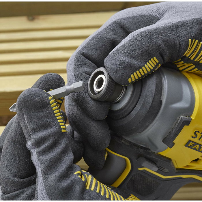 Stanley Fatmax Atornillador de Impacto Brushless V20 SFMCF810D2K-QW 18V con 2 Baterías de 2Ah