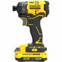 Stanley Fatmax Atornillador de Impacto Brushless V20 SFMCF810D2K-QW 18V con 2 Baterías de 2Ah