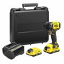 Stanley Fatmax Atornillador de Impacto Brushless V20 SFMCF810D2K-QW 18V con 2 Baterías de 2Ah