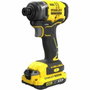 Stanley Fatmax Atornillador de Impacto Brushless V20 SFMCF810D2K-QW 18V con 2 Baterías de 2Ah