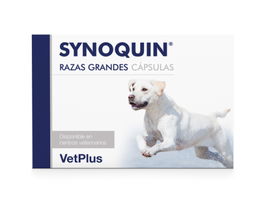 Synoquin Razas Grandes Suplemento Articular para Perros 120 Cápsulas
