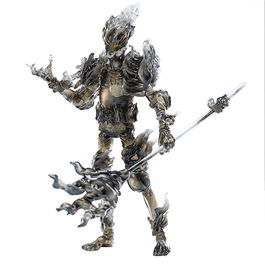 Diamond Select Toys Figura Diamond Collection Juez Dredd Juez Fuego 1/18 Color Negro con Tridente