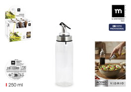La Mediterranea Aceitera de Vidrio con Tapón 250ml