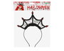 Diadema Halloween Telaraña Negra y Roja para Disfraces y Eventos Temáticos