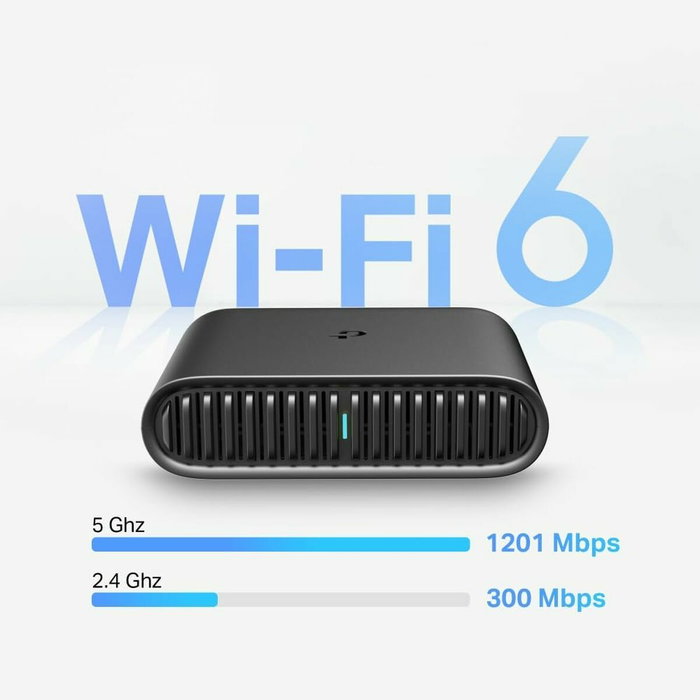 TP-Link TL-WR1502X Router Portátil Wi-Fi 6 AX1500 Doble Banda Negro TP-Link TL-WR1502X Router Portátil Wi-Fi 6 AX1500 Doble Banda Negro