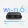 TP-Link TL-WR1502X Router Portátil Wi-Fi 6 AX1500 Doble Banda Negro