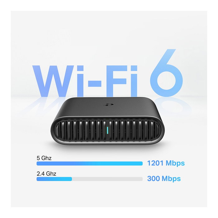 TP-Link TL-WR1502X Router Portátil Wi-Fi 6 AX1500 Doble Banda Negro TP-Link TL-WR1502X Router Portátil Wi-Fi 6 AX1500 Doble Banda Negro