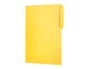 Liderpapel Subcarpeta de cartulina con pestaña izquierda, amarillo, formato Folio