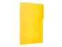 Liderpapel Subcarpeta de cartulina con pestaña izquierda, amarillo, formato Folio