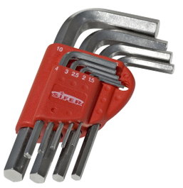 SIFER Juego de Llaves Allen Cromo 10 Piezas (1,5-10 mm)