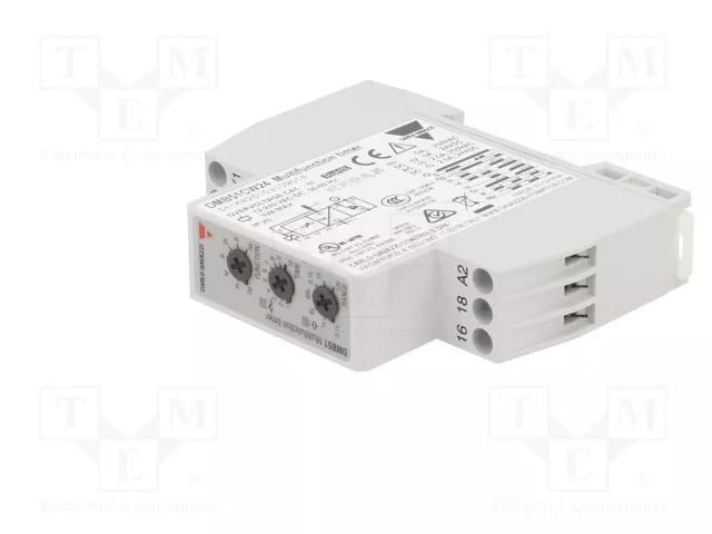 CARLO GAVAZZI Relé de tiempo SPDT 0,1s÷100h 250VAC/8A 24VDC/5A