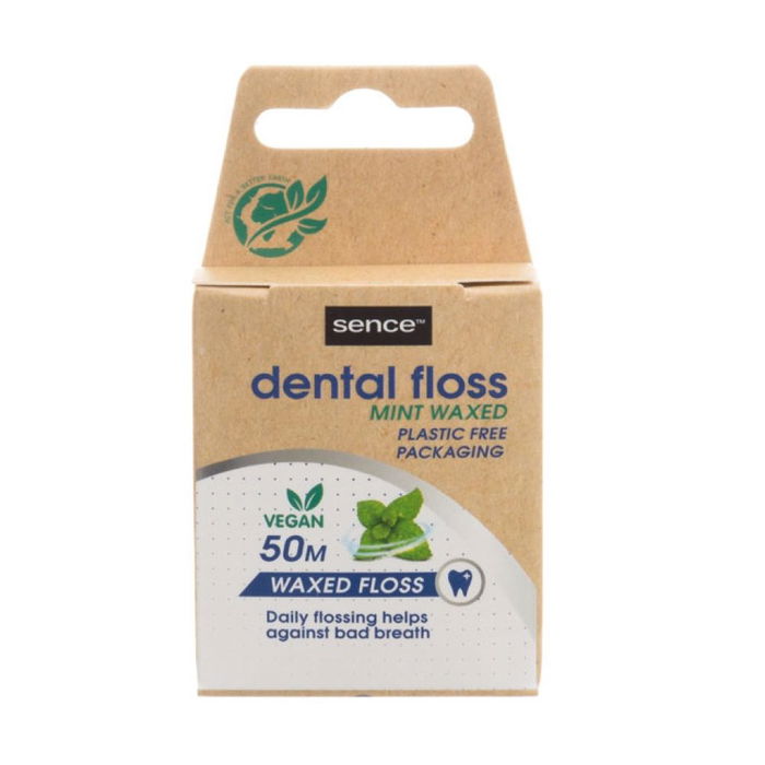 Sence Beauty Hilo Dental Encerado Sabor Menta Fresca 50 m Sence Beauty Hilo Dental Encerado Sabor Menta Fresca 50 m