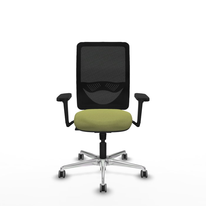 PIQUERAS Y CRESPO Silla de oficina Zulema Verde oliva y Negro con mecanismo Sincro PIQUERAS Y CRESPO Silla de oficina Zulema Verde oliva y Negro con mecanismo Sincro