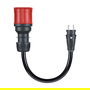 go-e CH-04-02 Gemini flex Cargador EV 22 kW, Adaptador CEE 32A a Schuko, Cable 30cm, Negro/Rojo, IP55