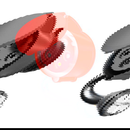 go-e CH-04-02 Gemini flex Cargador EV 22 kW, Adaptador CEE 32A a Schuko, Cable 30cm, Negro/Rojo, IP55 go-e CH-04-02 Gemini flex Cargador EV 22 kW, Adaptador CEE 32A a Schuko, Cable 30cm, Negro/Rojo, IP55