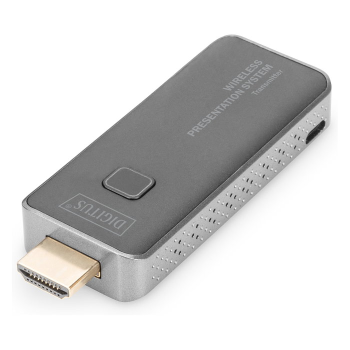 Digitus Transmisor HDMI inalámbrico para Click & Present Mini DS-55319, Negro Digitus Transmisor HDMI inalámbrico para Click & Present Mini DS-55319, Negro