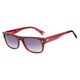 Belstaff HUDSON-S187 Gafas de sol para mujer con cristal gris y detalle rojo