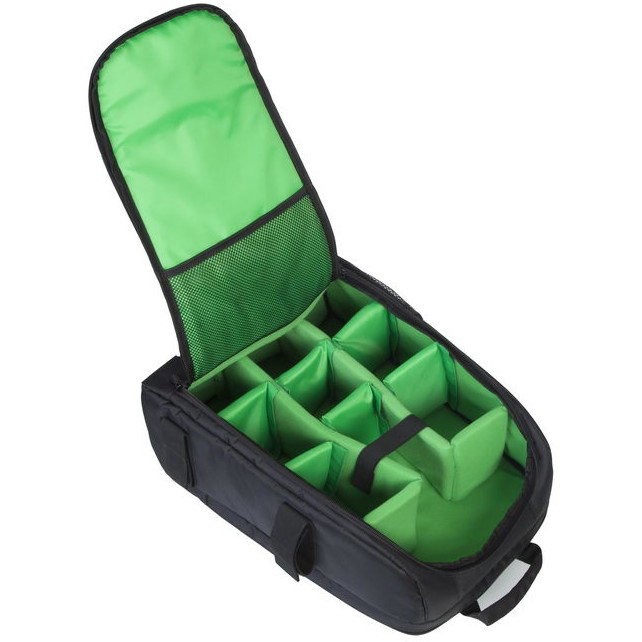 RIVACASE 7490 Kamerarucksack Green Mantis 8Fächer Grün-Schwarz