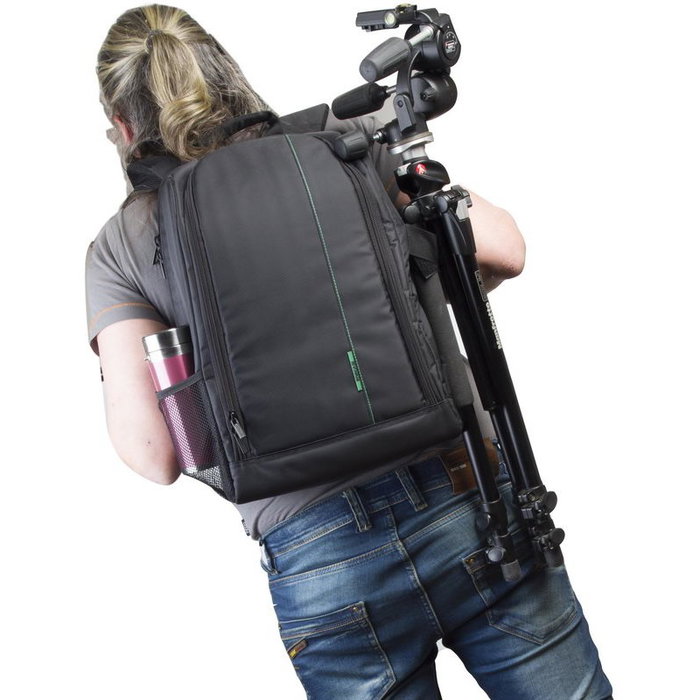 RIVACASE 7490 Kamerarucksack Green Mantis 8Fächer Grün-Schwarz