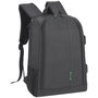 RIVACASE 7490 Kamerarucksack Green Mantis 8Fächer Grün-Schwarz