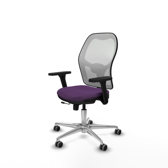 PIQUERAS Y CRESPO Silla de oficina Jorquera Morado/Blanco con mecanismo Sincro/Traslack PIQUERAS Y CRESPO Silla de oficina Jorquera Morado/Blanco con mecanismo Sincro/Traslack