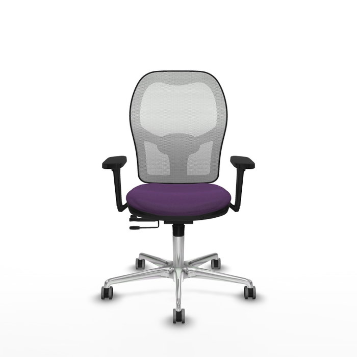 PIQUERAS Y CRESPO Silla de oficina Jorquera Morado/Blanco con mecanismo Sincro/Traslack PIQUERAS Y CRESPO Silla de oficina Jorquera Morado/Blanco con mecanismo Sincro/Traslack