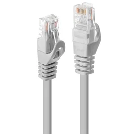 Lindy Cable de Red Cat6 U/UTP Basic Gris 3 m