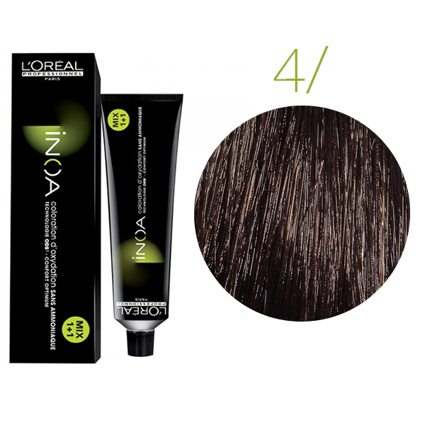 L'Oréal Inoa Color 4 Tinte Profesional Permanente Sin Amoniaco
