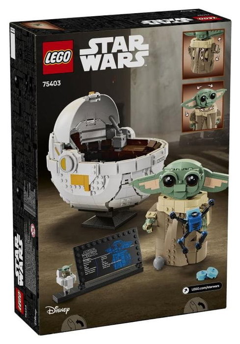 LEGO Star Wars Grogu con Aerocuna 75403 LEGO Star Wars Grogu con Aerocuna 75403