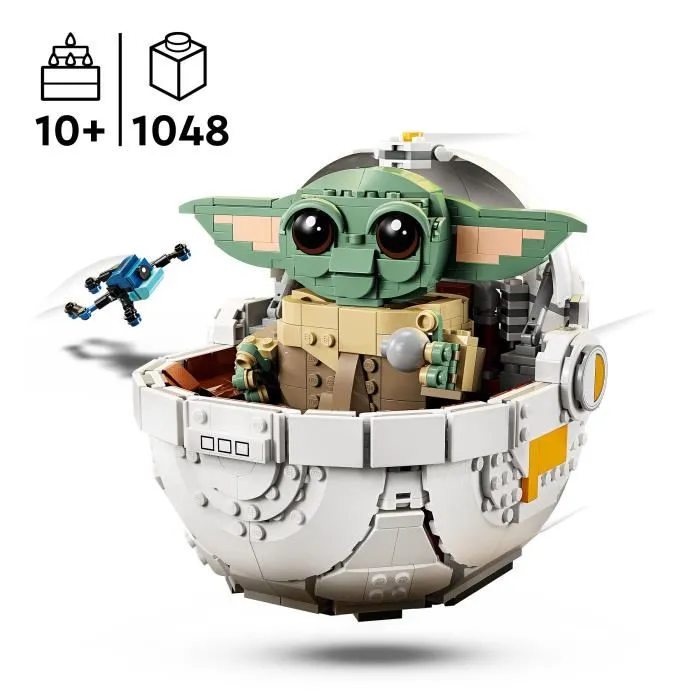 Lego Star Wars 75403 The Mandalorian Grogu y su cochecito - Set de construcción 10 años