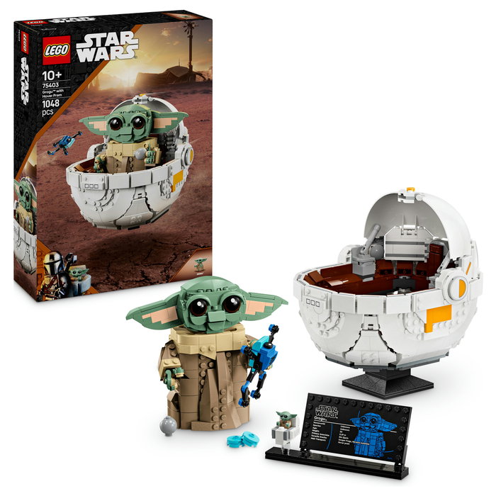 LEGO Star Wars Grogu en su Repulsorwiege 7543 Juego de construcción 1048 piezas 10+ años Multicolor LEGO Star Wars Grogu en su Repulsorwiege 7543 Juego de construcción 1048 piezas 10+ años Multicolor