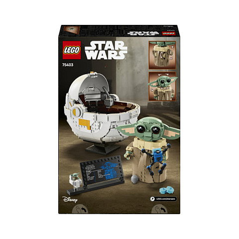 LEGO Star Wars Grogu en su Repulsorwiege 7543 Juego de construcción 1048 piezas 10+ años Multicolor LEGO Star Wars Grogu en su Repulsorwiege 7543 Juego de construcción 1048 piezas 10+ años Multicolor