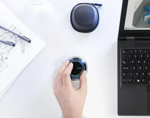 3Dconnexion SpaceMouse 3DX-700115 Ratón 6DoF Inalámbrico RF Wireless + Bluetooth + USB Type-A para Oficina