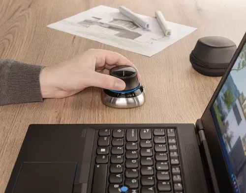 3Dconnexion SpaceMouse 3DX-700115 Ratón 6DoF Inalámbrico RF Wireless + Bluetooth + USB Type-A para Oficina