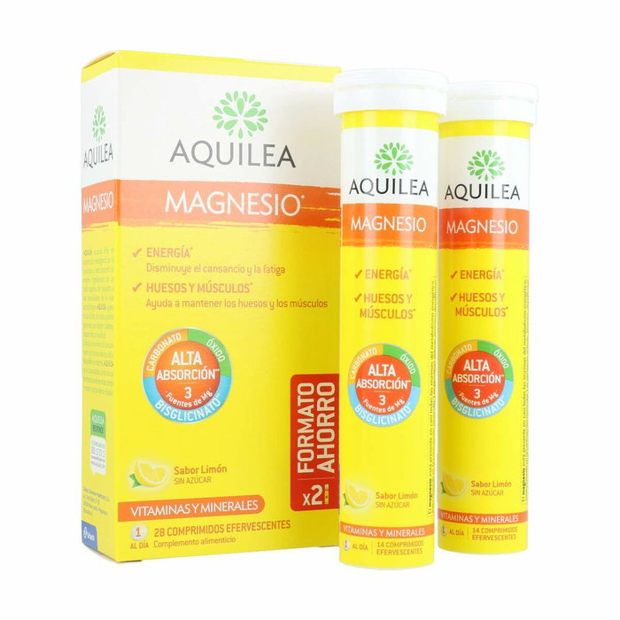 Aquilea Magnesio comprimidos efervescentes Limón 28 u