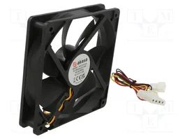 Akasa AK-174BK-S Ventilador Axial 120 mm Negro