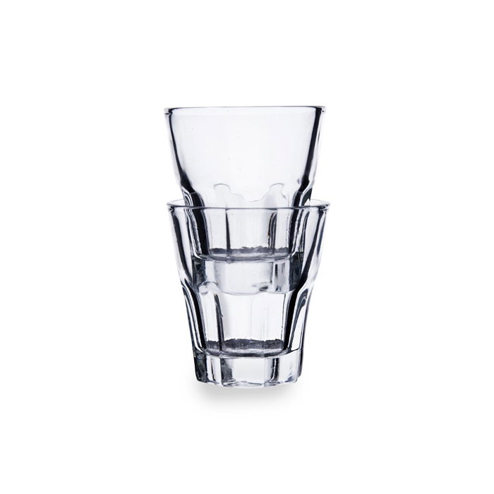 Set 6 Vasos Chupito Vidrio Jazz Quid 4 cL