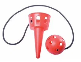 Amaya Juego Cucurucho con Pelota en Polietileno para Psicomotricidad 80x280x170 mm