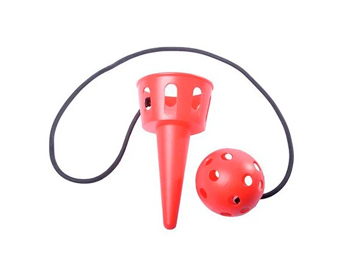 Amaya Juego Cucurucho con Pelota en Polietileno para Psicomotricidad 80x280x170 mm