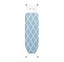Inde Tabla de Planchar plegable Flavio, 120 x 38 cm (4 Unidades)