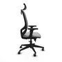 PIQUERAS Y CRESPO Silla de oficina Cilanco con mecanismo Sincro/Traslack Gris