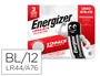 Energizer Pila alcalina especialidad LR44, blíster de 12 unidades