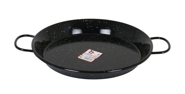 La Estrella Paellera Valenciana 32 cm Jaspeada 5 Rac, Sarten para Paella, 840 g, 41x32x4 cm (8 Unidades)