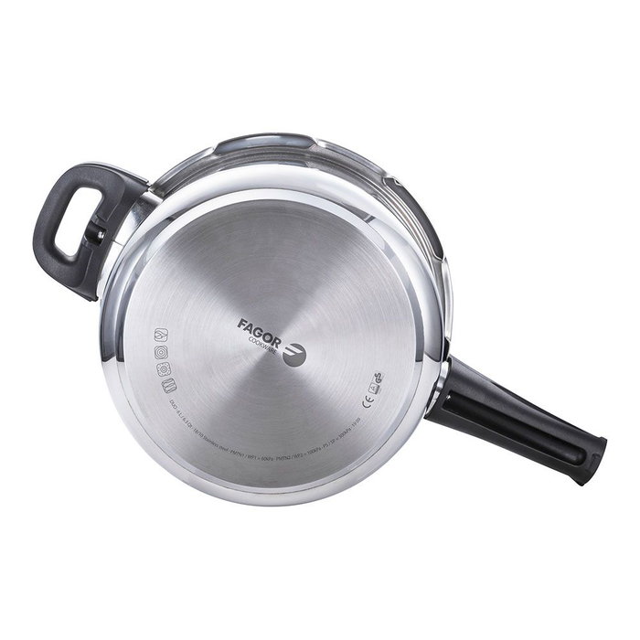 Fagor Olla Super Rápida Duo 6L Inox 18/10 Ø23 x 17 cm Acero Inoxidable Cocción Rápida Alta Eficiencia